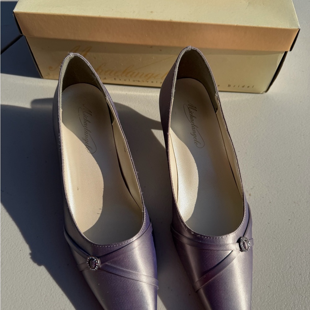Michaelangelo Lavender Heels
